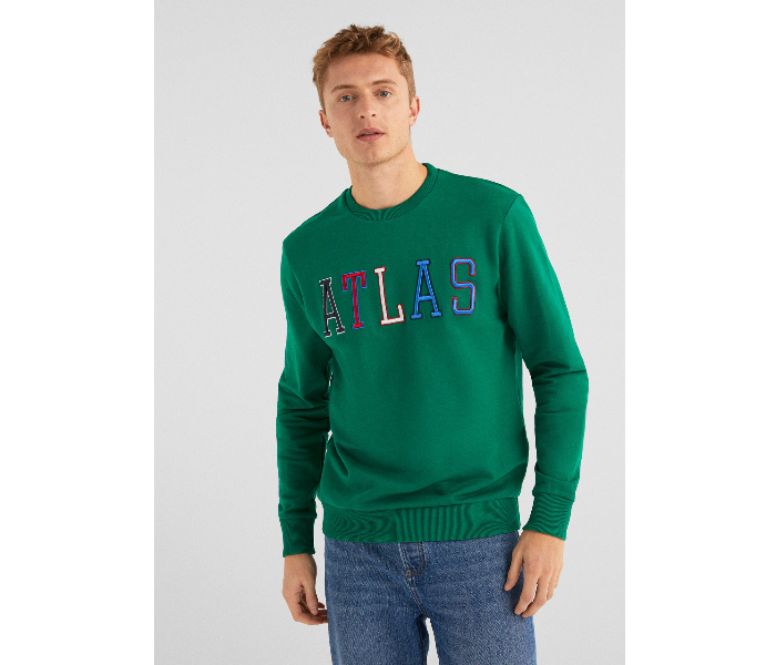 Springfield 009523022 XL Sweatshirt for Men - Green - Zoom Image 1