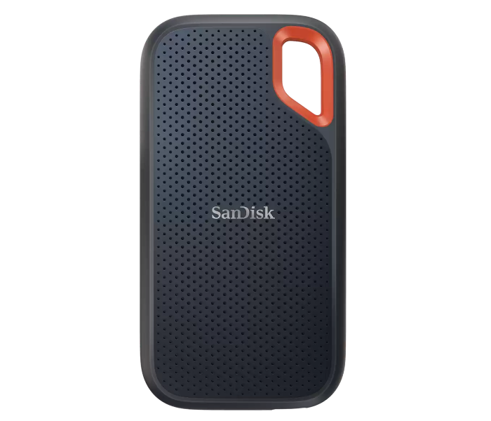 SanDisk SDSSDE61-500G-G25 500GB Extreme V2 Portable SSD - Black - Zoom Image 1