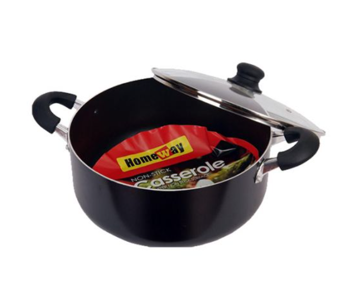 Homeway HW252 28cm Nonstick Casserole - Black - Zoom Image 2