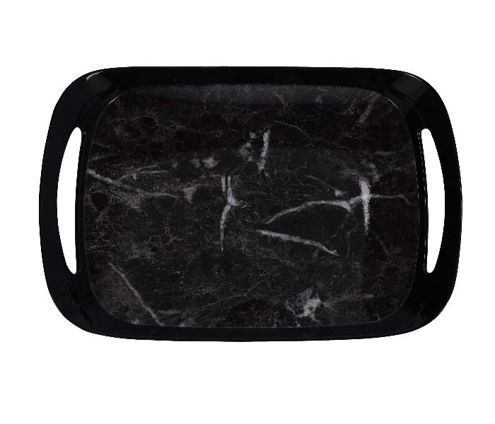 Delcasa DC1915 15.2cm Melamine Ware Tray with Handle - Black - Zoom Image 1