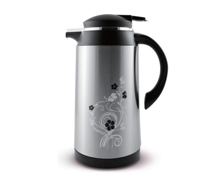 Homeway HW1182VF1.3 Litre Vacuum Flask - Black and Silver - Zoom Image