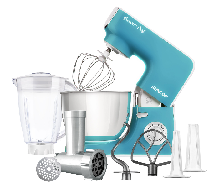 Sencor STM 3777TQ 1000W Food Processor - Turquoise - Zoom Image 1