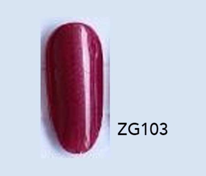 D Ellse ZG103 15ml Professional Glitter Gel Nail Polish - Maroon - Zoom Image 6