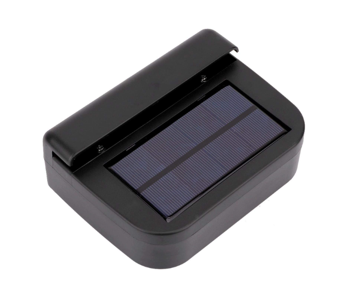 Detoxification Solar Power Car Exhaust Fan for Trolleys Universal Cars - Black - Zoom Image 1