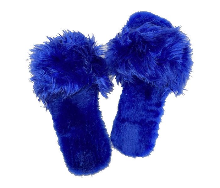 Casual LFO26 US 09 Daily Wear Soft Flat Home Slippers for Women - Blue - Zoom Image