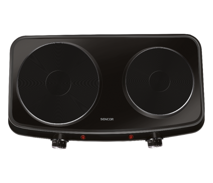 Sencor SCP 2254BK 2250W Electric Double Hotplate Cooker - Black - Zoom Image 2