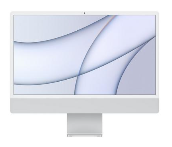 Apple iMac MGTF3 24 inch  Apple M1 Chip 8GB RAM 256GB macOS - Silver - Zoom Image 1