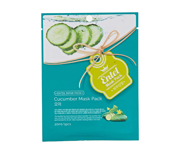 Entel Cucumber Face Sheet Mask - Zoom Image 1