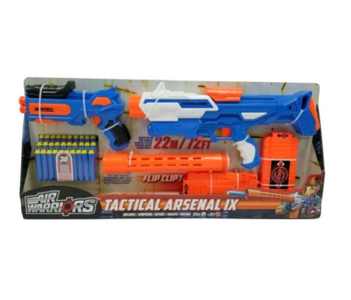 Buzbee BUZ115TOY00040 Tactical Arsenal Blaster - Blue and Orange - Zoom Image 1