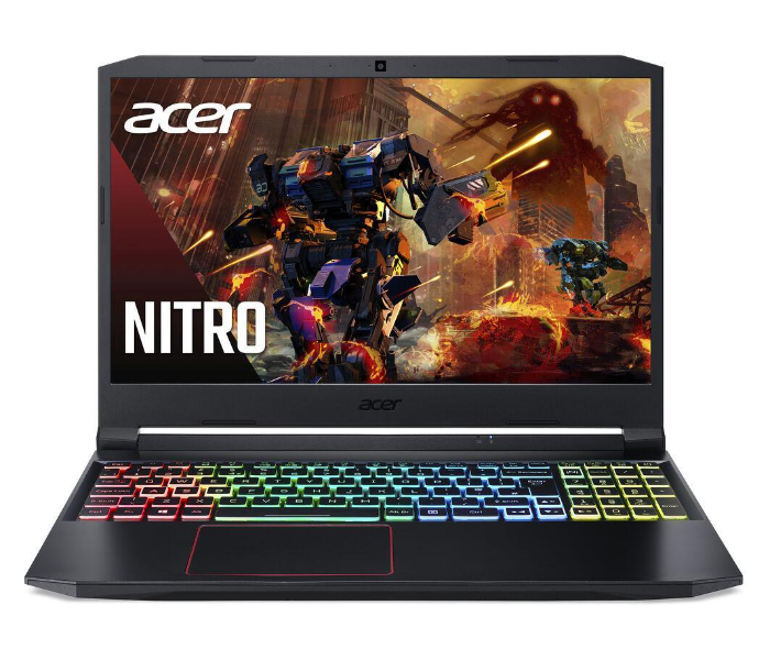 Acer Nitro 5 AN515-55-709E 15.6 Inch HD Intel Core i7-10750H Processor 16GB 1TB SSD 6GB Nvidia GeForce GTX 1660Ti Graphics FreeDOS - Black - Zoom Image 1