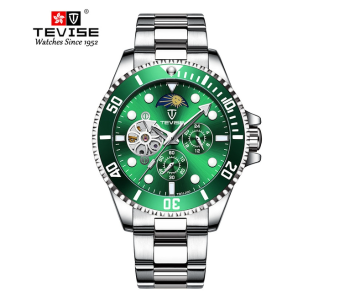 Tevise T801 New Luxury Stainless Steel Mens Watch - Green - Zoom Image 1