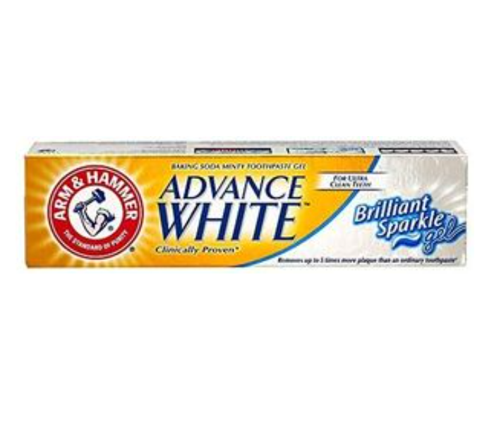 Arm and Hammer AH2588 115gm Advance White Brilliant Sparkle Gel Tooth Paste - Zoom Image