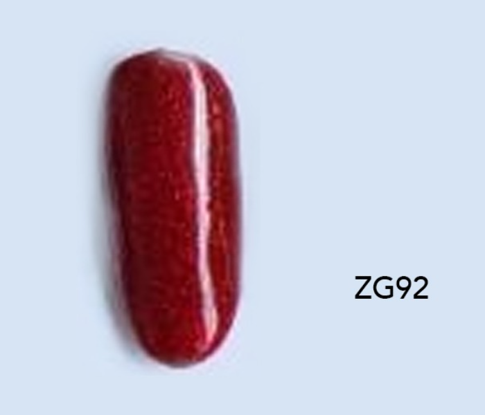 D Ellse ZG92 15ml Professional Glitter Gel Nail Polish - Red - Zoom Image 6