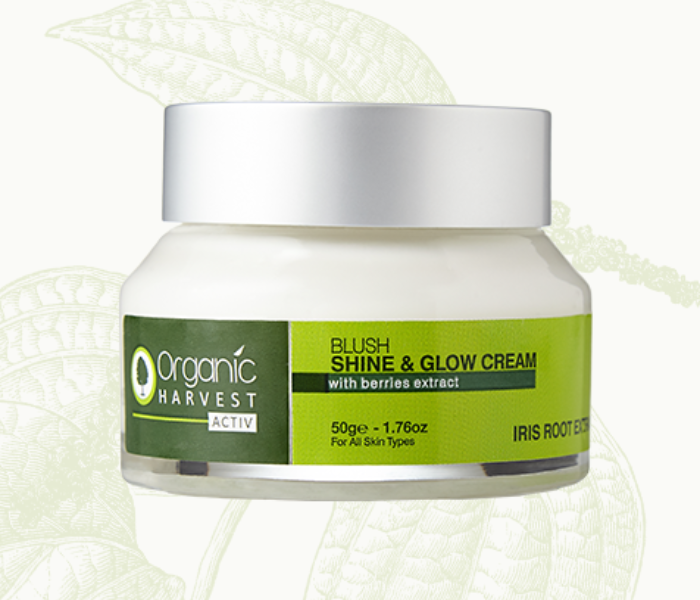 Organic Harvest 50gm Blush Shine and Glow Cream - Zoom Image 2