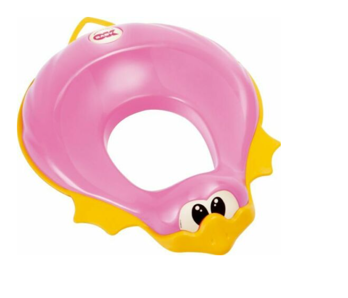 OKBaby 038785-66 Ducka Funny Toilet Seat Reducer with slip-proof edge  - Pink - Zoom Image