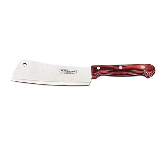 Tramontina 21134176 6-inch Polywood Cleaver Knife - Brown - Zoom Image