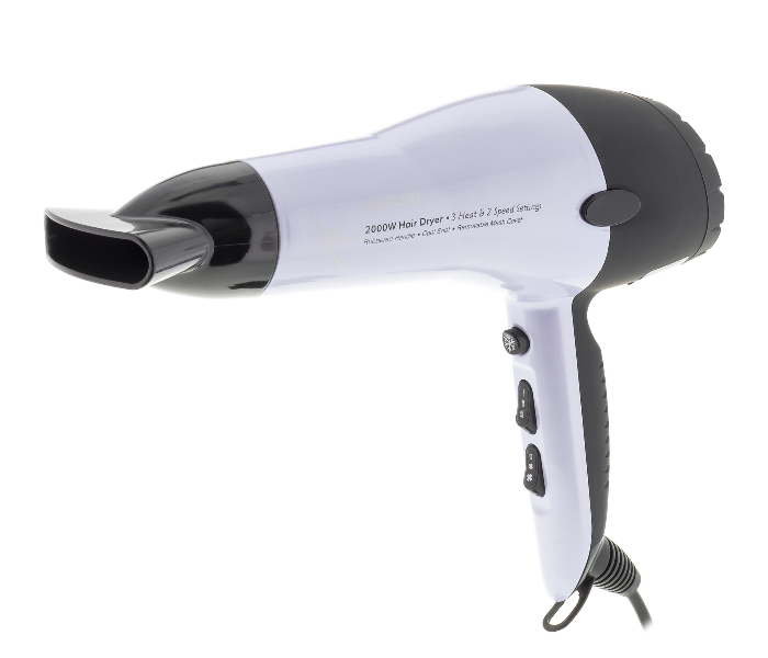 Sencor SHD 6600W 2000 Watts Hair Dryer - White and Black - Zoom Image 2