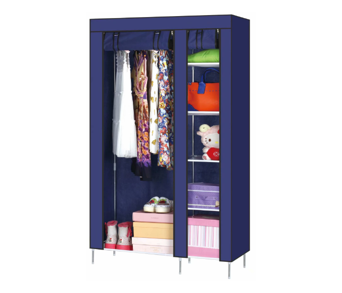 Multifunctional 88110 Storage Wardrobe - Blue - Zoom Image