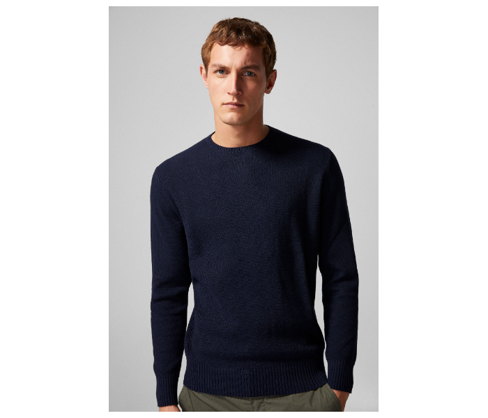 Springfield 003425811 Small Basic Winter Knitwear for Men - Dark Blue - Zoom Image 1