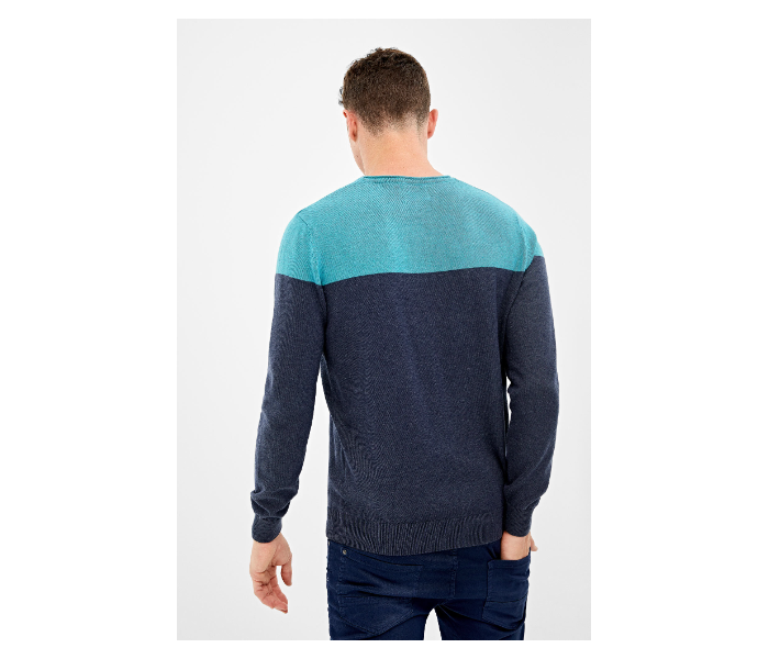 Springfield 006617685 XXL Knitwear for Men - Blue and Teal - Zoom Image 3