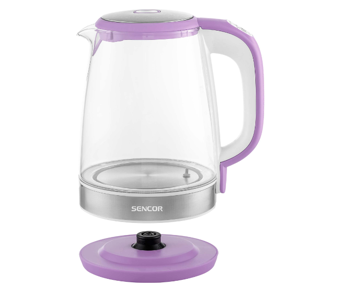 Sencor SWK 2195VT 2200W 2 Litre Glass Kettle - Violet - Zoom Image 4