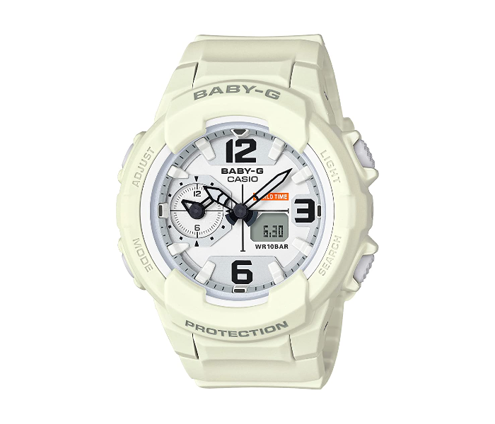 Casio Baby-G BGA-230-7B2DR White Dial Analog-Digital  Watch For Women - White - Zoom Image 1