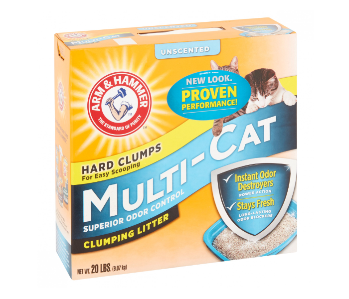 Arm and Hammer HH2207 9.07kg Unscented Multi-Cat Clumping Litter - Zoom Image 1