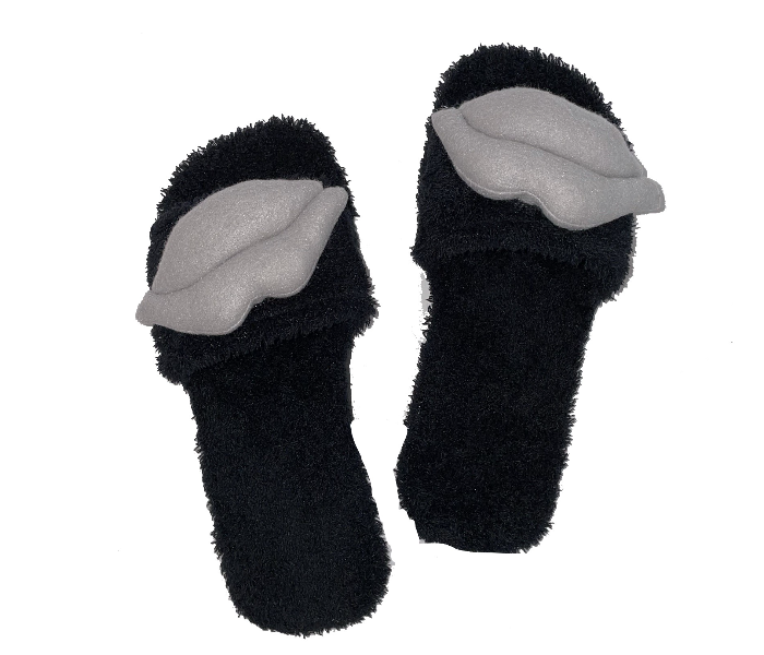 Casual LFO36 US 08 Daily Wear Soft Flat Home Slippers for Women - Black - Zoom Image