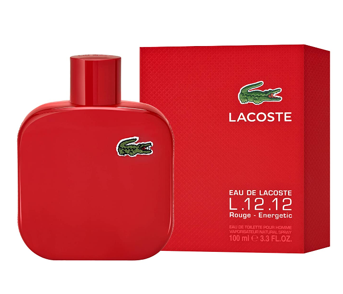 Lacoste 100 ml Eau de Lacoste L.12.12 Rouge Energetic Eau de Toilette for Men - Zoom Image