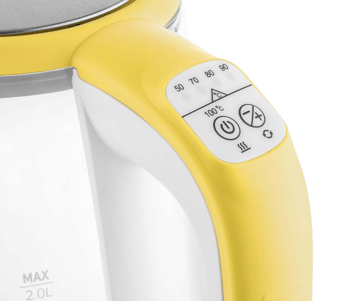 Sencor SWK 2196YL 2200W 2 Litre Glass Kettle - Yellow - Zoom Image 7