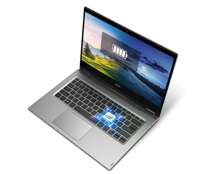 Acer SPIN3 NX HQ7EM 00E 14 Inch FHD Touch Intel Core i5-1035G1 Processor 8GB RAM 1TB SSD Intel UHD Graphics Windows 10 Home - Silver - Zoom Image 4