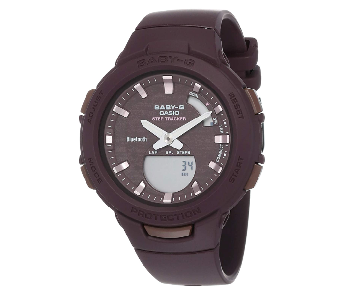 Casio Baby-G BSA-B100AC-5ADR Brown Dial Analog-Digital  Watch For Women - Brown - Zoom Image 1