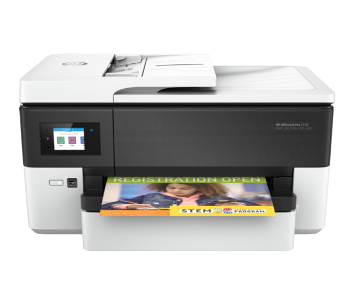 HP Y0S18A OfficeJet Pro Wide Format Wireless All-in-One Printer - White - Zoom Image 1