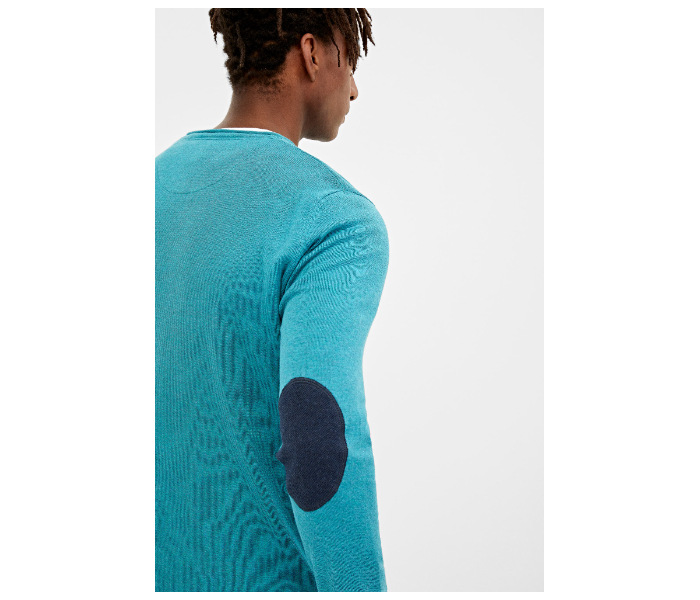 Springfield 006616886 XXL Knitwear for Men - Turquoise - Zoom Image 2