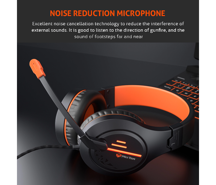 Meetion MT-HP021 Lightweight Stereo Backlit Gaming Headset - Zoom Image 3