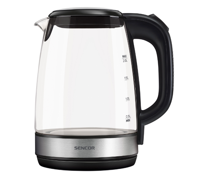 Sencor SWK 2080BK 2200W 2 Litre Glass Kettle - Black - Zoom Image 1