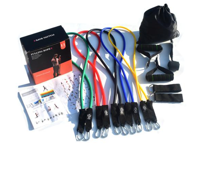 Pull Rope Fitness Exercises Resistance Bands Set - Zoom Image 1