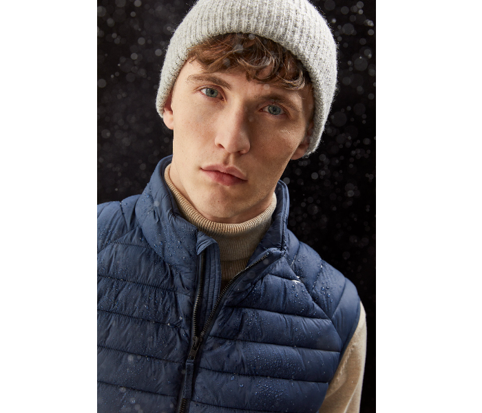 Springfield 095901412 Small Jacket for Men - Navy Blue - Zoom Image 4