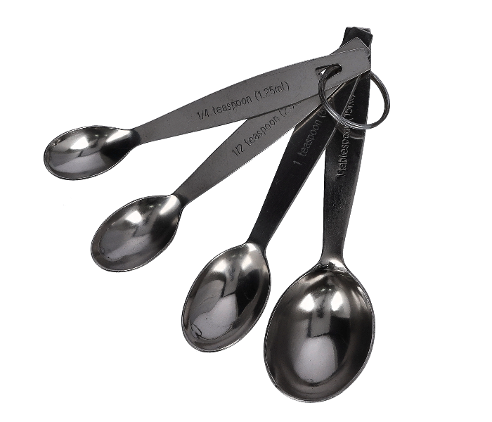 Royalford RF10064 4 Piece Stainless Steel Measuring Spoon Set - Zoom Image 1