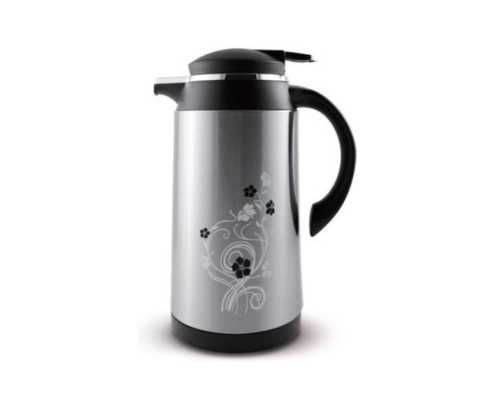 Homeway HW1183VF 1.6 Litre Vacuum Flask  - Black and Silver - Zoom Image