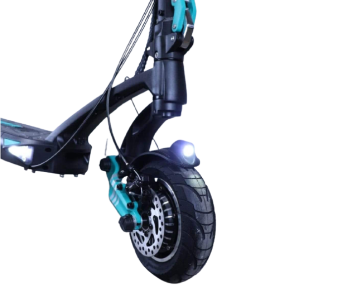 For All 650W VSETT 9 Electric Scooter - Black and Blue - Zoom Image 4