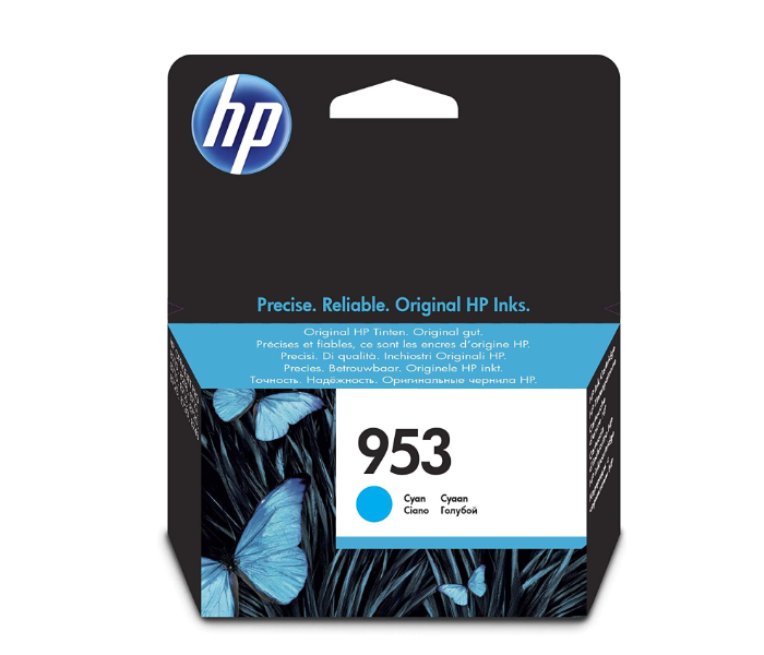 HP F6U12AE 953 Original Ink Cartridge - Cyan - Zoom Image