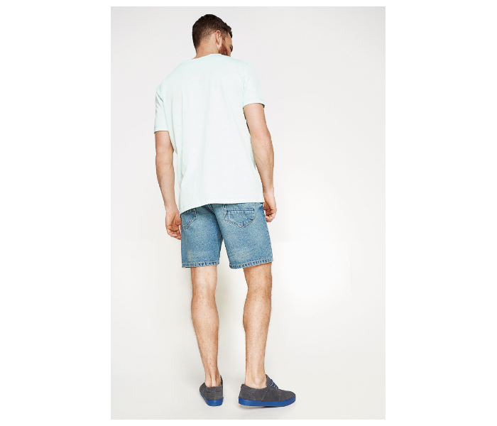 Springfield 001346312 EU32 Denim Bermudas for Men - Medium Blue - Zoom Image 2