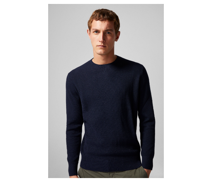 Springfield 003425811 XS Basic Winter Knitwear for Men - Dark Blue - Zoom Image 1