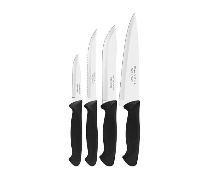 Tramontina 23099042 Set of 4 Pieces Knife Cutlery Set - Black - Zoom Image 1