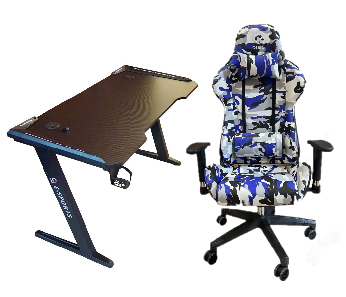 Qube Summer Bundle 2 Gaming Table and Chair - Zoom Image 1