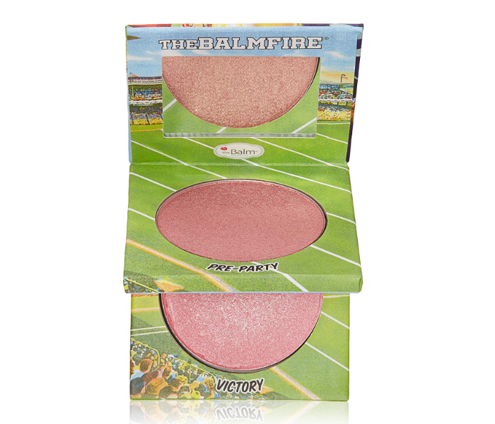 The Balm TBM107COS00461 Duo Fire Game Day Shimmery Highlighting Blush - Zoom Image 1