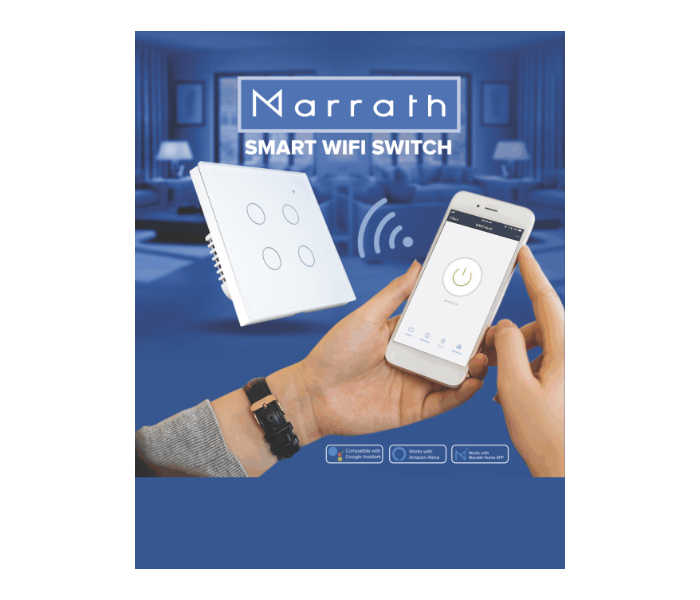  Marrath Smart Wifi Touch Switch 4 Gang - Zoom Image 4