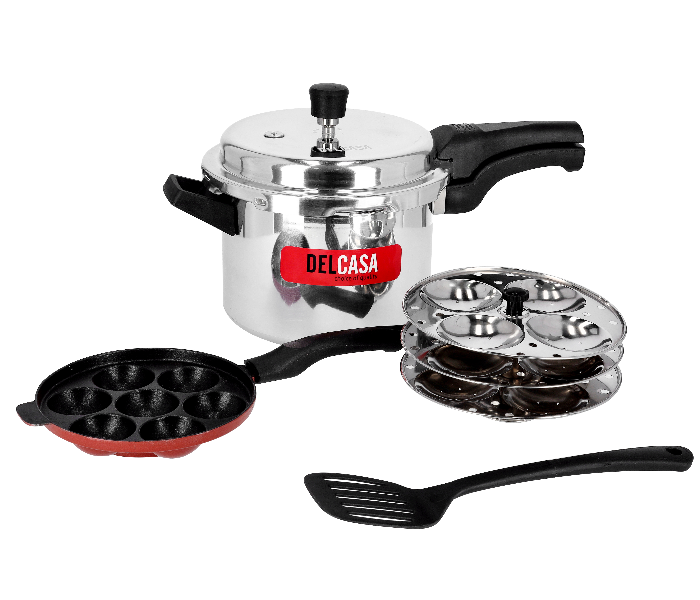 Delcasa DC1941 4 in 1 5 Litre Pressure Cooker Combo Set - Zoom Image 1