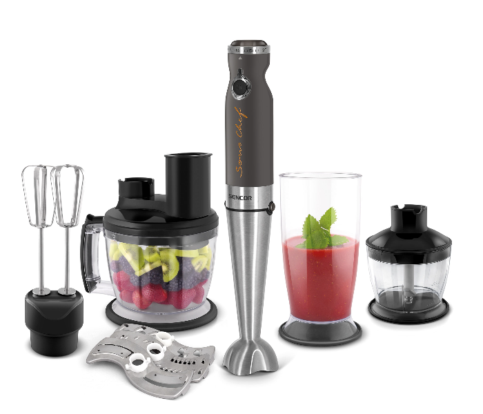 Sencor SHB 5501CH 1000W 9 In 1 Hand Blender Set - Grey - Zoom Image 1